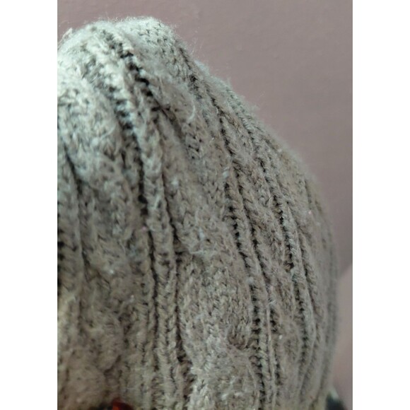 I Heart Ronson Hooded Cable Fair Isle Sweater Women's Size XS - Picture 12 of 12